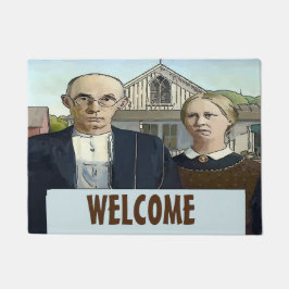 Landenstijl boeren, personaliseer Vloermat Deurmat