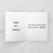 ***LANDENSTIJL*** CHRISTMAS GREETTE FEESTDAGEN KAART (Binnen)