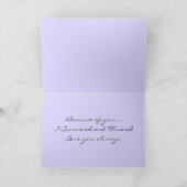 Landenstijl Lacey Moederdag Kaart met hart (Binnen)