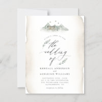 Landentan Waterverf Leaves & Mountain Wedding