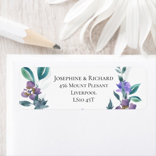 Landentuin, Foliage Return Address Etiket (Insitu)