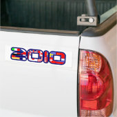 Landenvlag 2010 bumpersticker (Op Truck)