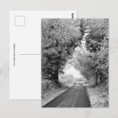 Landenweg in de winter briefkaart (Voorkant / Achterkant)