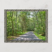 Landenweg in de zomer briefkaart (Voorkant)