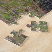 Landenweg in het najaar legpuzzel (Zijkant)