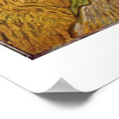 Landenweg met Cypress van Vincent Van Gogh Poster (Hoek)