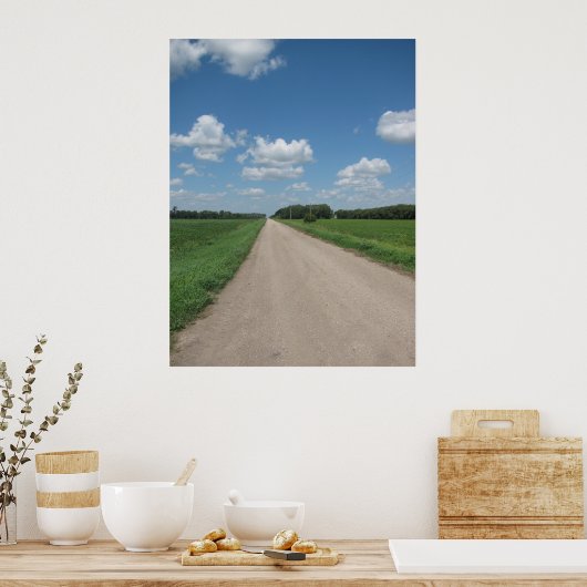 Landenweg Poster (Keuken)