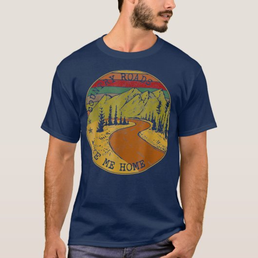 Landenwegen brengen me thuis boer t-shirt (Voorkant)