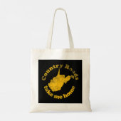 Landenwegen West Virginia halen me thuis Tote Bag (Achterkant)
