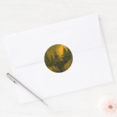 Landenwegticker Ronde Sticker (Envelop)