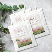 Landenweide Waterverf Dusty Roos Dank u wel Bedankzakje