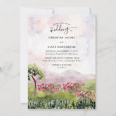 Landenweide Waterverf Stusty Roos Weddenschap Kaart (Voorkant)