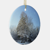Landenwinterpijnbomen Keramisch Ornament (Rechts)