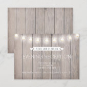 LANDERIJEN LICHTEN - AANPASBARE AVONDONTVANGSTKAAR KAART (Voorkant / Achterkant)