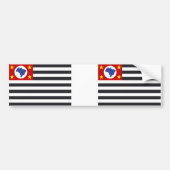 Landesflagge Sao Paulo Bumpersticker (Voorkant)