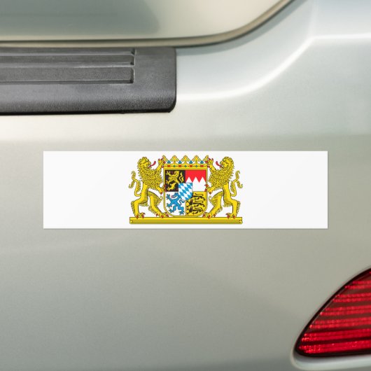 Landeswappen Bayer Bumpersticker (Op auto)