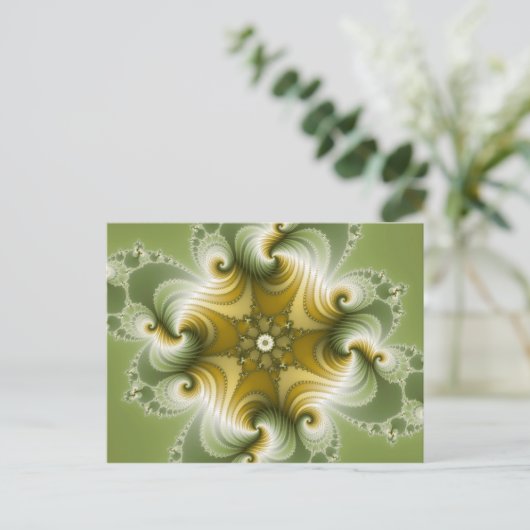 Landfayre - Fractal Art Briefkaart (Staand voorkant)