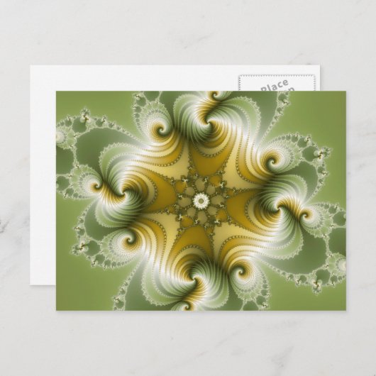 Landfayre - Fractal Art Briefkaart (Voorkant / Achterkant)