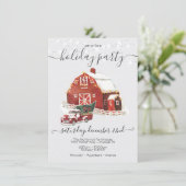 Landfeest met kerstmis en feestdag kaart (Staand voorkant)