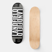 LANDFIELD. Skateboard (Voorkant)