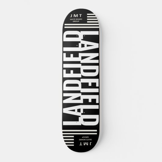 LANDFIELD. Skateboard (Voorkant)