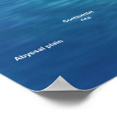 Landforms van Californië Poster (Hoek)