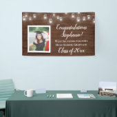 Landfoto Gepersonaliseerd Afstuderen Banner Sign (Beurs)