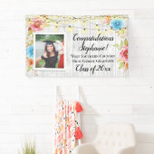 Landfoto Gepersonaliseerd Afstuderen Banner Sign (Insitu)
