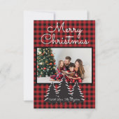 Landfoto van de rode en zwarte buffelplaat kaart (Voorkant)