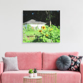 Landgaren omgepakt Canvas Afdruk (Insitu (Woonkamer))