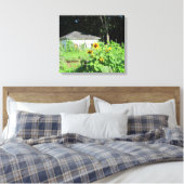 Landgaren omgepakt Canvas Afdruk (Insitu (Slaapkamer))