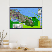 Landgebruiksplan van Miami-Dade County Poster (Keuken)