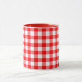 Landgericht Red Gingham Check Combo Mok (Midden)