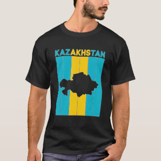 Landgrenzen Kazachstan T-shirt