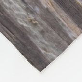 Landgrijs hout Deer Antlers gepersonaliseerd Fleece Deken (Hoek)