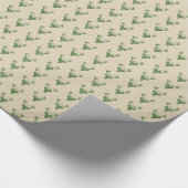 Landhausstil Trachten Hirsch Kopf Dekopapier Cadeaupapier (Hoek)