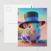 Landheer Muis Gefeliciteerd Briefkaart (Voorkant / Achterkant)