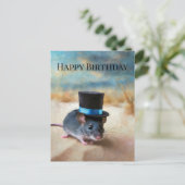 Landheer Muis Gefeliciteerd Briefkaart (Staand voorkant)