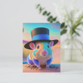 Landheer Muis Gefeliciteerd met je verjaardag Briefkaart (Staand voorkant)