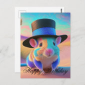 Landheer Muis Gefeliciteerd met je verjaardag Briefkaart (Voorkant / Achterkant)