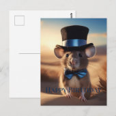 Landheer Muis Verjaardag Briefkaart (Voorkant / Achterkant)