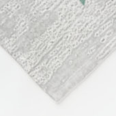 Landhout Bijtende winter Floral Cozy Family Gift Fleece Deken (Hoek)