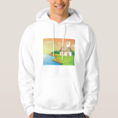 Landhuis aan het meer hoodie (Voorkant)