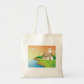 Landhuis aan het meer tote bag (Voorkant)