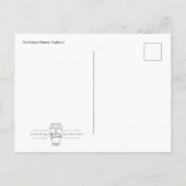 Landhuis Ansichtkaart Briefkaart (Achterkant)