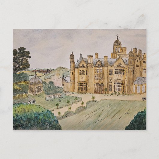 Landhuis Ansichtkaart Briefkaart (Voorkant)
