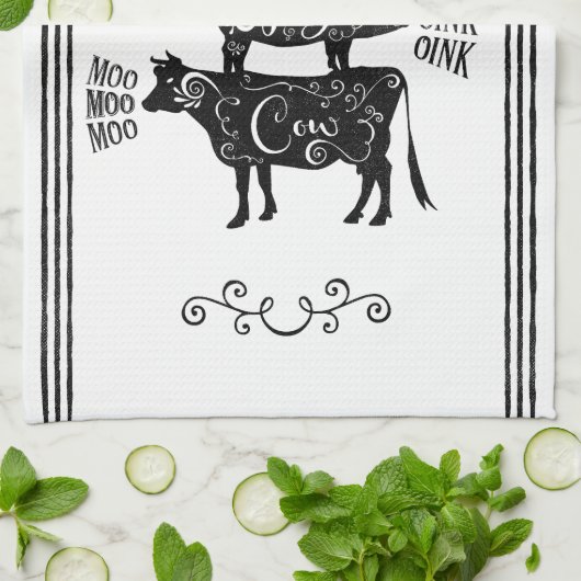  landhuis Gestapeld Boerderij Theedoek (Gevouwen)