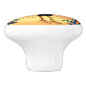Landhuis Haan Keramische Knop (Zijkant)