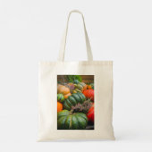 Landhuis met kleurrijke tuin tote bag (Achterkant)