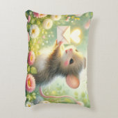 Landhuis Muis Liefdesbrief Weide Accent Kussen (Achterkant (Verticaal))